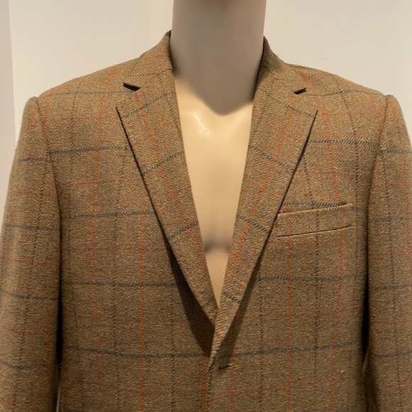 William Hunter Saville Row Vintage Men’s Blazer Sport Coat Jacket Plaid Size 42 - Picture 3 of 14